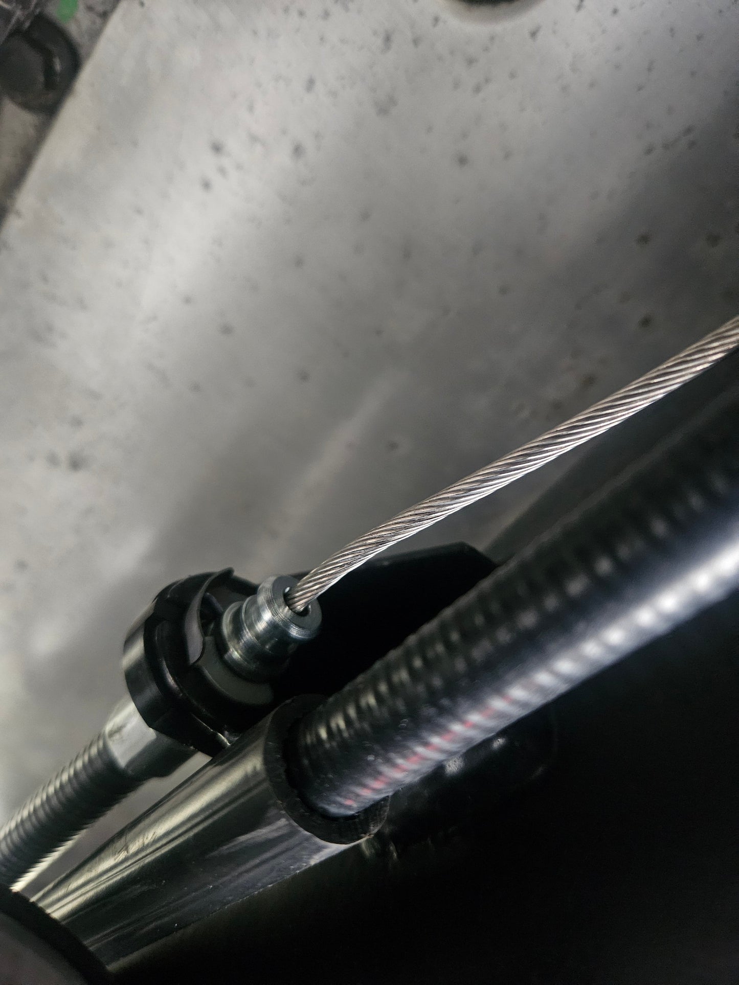 Gen 1 Vanquish Handbrake cable to rear subframe strengthening pieces.| AstonSpares - Aston Spares