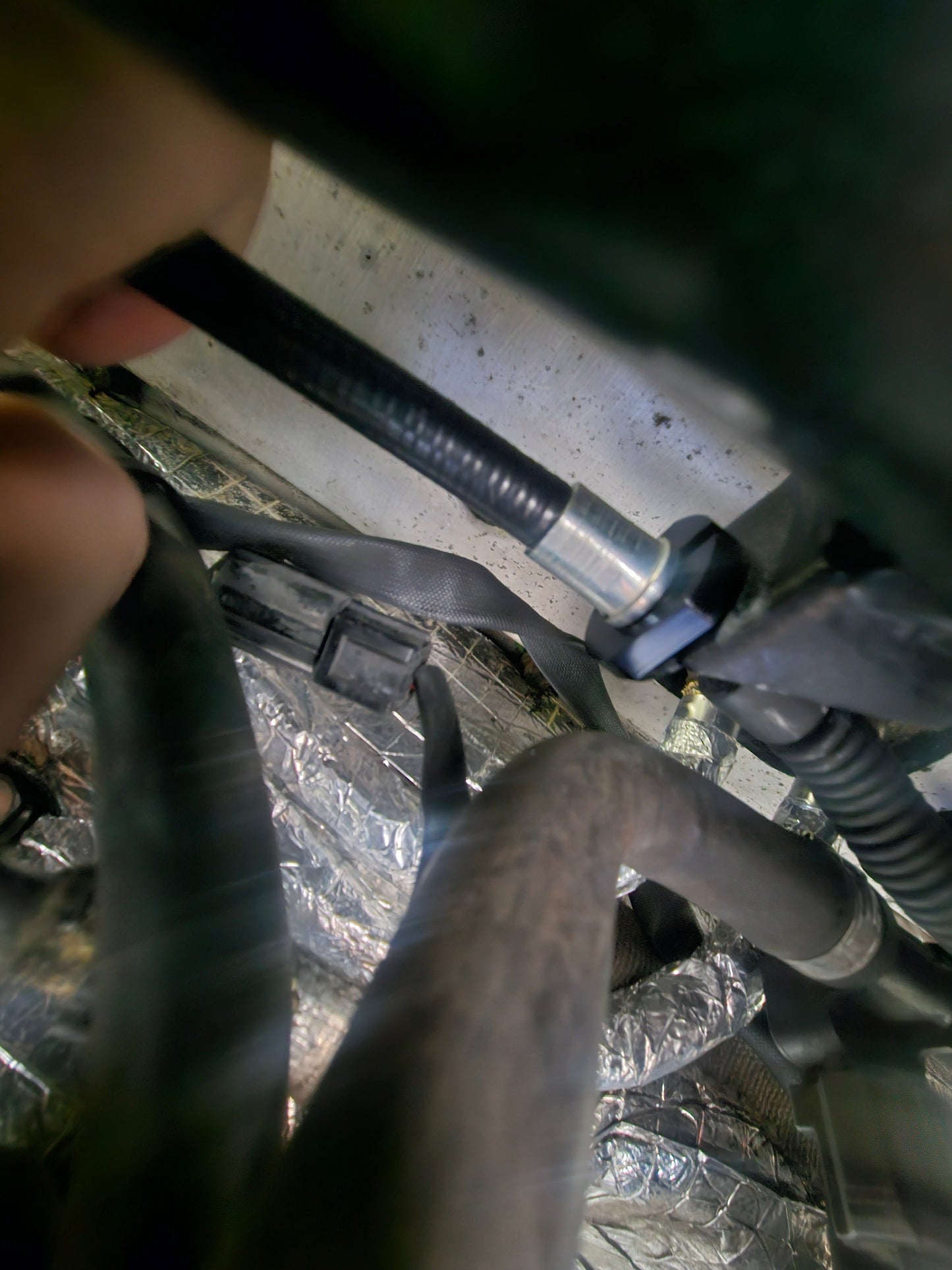 Gen 1 Vanquish Handbrake cable to rear subframe strengthening pieces.| AstonSpares - Aston Spares