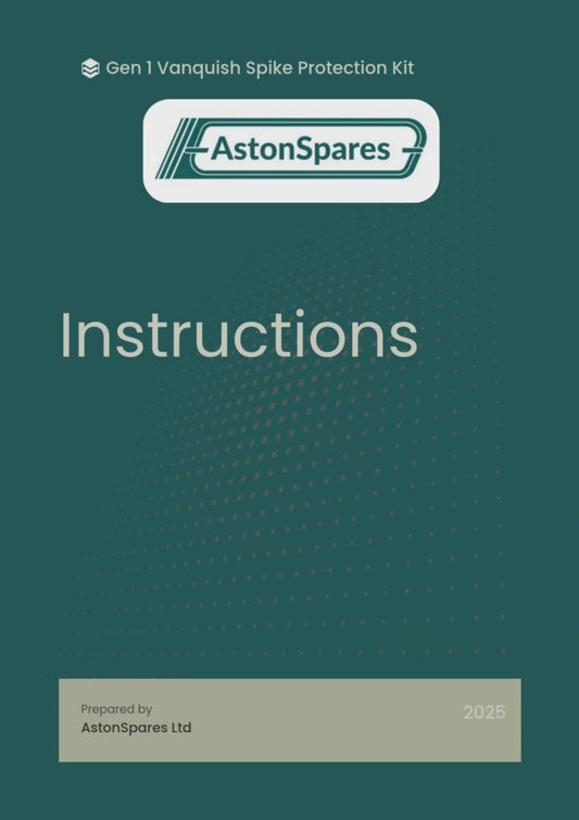 Gen 1 Vanquish voltage spike protection kit | AstonSpares